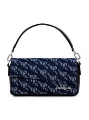 Desigual Torebka Phuket 24WAXA15 Granatowy. Niebieskie listonoszki Desigual, bez wzorów, z materiału, bez dodatków. Za 189.99 zł.