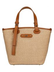 Wojas Torebka w kolorze beżowym - 30 x 21 x 11,5 cm rozmiar: onesize. Brązowe torebki klasyczne Wojas, bez wzorów, z materiału, przez ramię, bez dodatków. Za 382.13 zł.