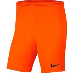 Spodenki dla dzieci Nike Dry Park III NB K pomarańczowe BV6865 819. Brązowe szorty Nike, bez wzorów, sportowe. Za 59.00 zł.