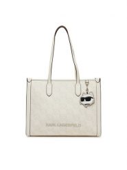 KARL LAGERFELD Torebka A2W30190 Biały. Białe torebki klasyczne KARL LAGERFELD, bez wzorów, ze skóry, bez dodatków. Za 699.99 zł.
