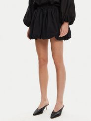 Eleh Spódnica mini ESS250203 Czarny Regular Fit. Czarne spódnice Eleh, l, bez wzorów, z bawełny, mini. Za 249.99 zł.