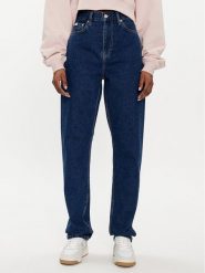 Calvin Klein Jeans Jeansy Authentic J20J222748 Granatowy Slim Fit. Niebieskie jeansy Calvin Klein Jeans, bez wzorów, z bawełny. Za 299.99 zł.