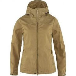 Kurtka uniwersalna damska Fjallraven Stina. Brązowe kurtki Fjällräven, na lato, l, bez wzorów, z materiału, klasyczne, z kapturem. Za 1,099.00 zł.
