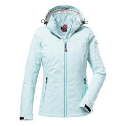 Kurtka damska Killtec 38014 KOS 103 WMN SFTSHLL JCKT. Niebieskie kurtki Killtec, s, bez wzorów, bez kaptura. Za 460.00 zł.