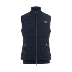 Damska kurtka bez rękawów Cavallo Bay. Czarne kurtki CAVALLO, bez wzorów, z puchu, bez kaptura. Za 421.50 zł.