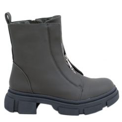 BM Botki workery militarne Kobra Army Green zielone. Zielone botki BM, bez wzorów, ze skóry ekologicznej, militarne, bez obcasa, bez zapięcia. Za 197.06 zł.