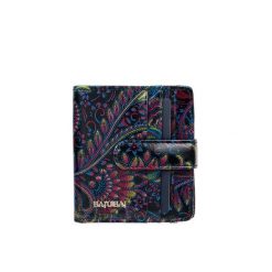 Portfel damski BajuBaj z naturalnej skóry licowej – funkcjonalny i stylowy PD1042s126. Niebieskie portfele bez wzorów, ze skóry. Za 128.25 zł.