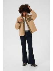 CULTURE Kurtka polarowa w kolorze beżowym rozmiar: XS. Brązowe kurtki Culture, xs, bez wzorów, z polaru, bez kaptura. Za 173.99 zł.