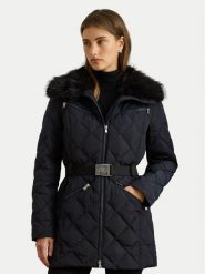 LAUREN RALPH LAUREN Kurtka puchowa 297P04108001 Granatowy Slim Fit. Niebieskie kurtki Lauren Ralph Lauren, s, bez wzorów, z puchu, bez kaptura. Za 1,699.00 zł.