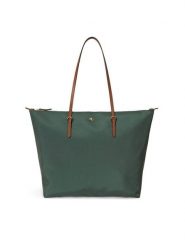 LAUREN RALPH LAUREN Torebka 431950007017 Zielony. Zielone shopper bag Lauren Ralph Lauren, bez wzorów, z materiału, bez dodatków. Za 799.99 zł.