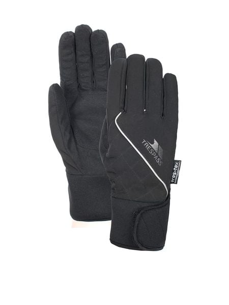 Trespass Rękawiczki "Whiprey" w kolorze czarnym rozmiar: L. Czarne rękawiczki Trespass, bez wzorów, z materiału, sportowe. Za 79.21 zł.