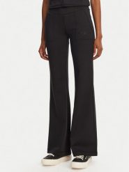Juicy Couture Spodnie dresowe Active JCSML125403 Czarny Flared Leg. Czarne spodnie dresowe Juicy Couture, bez wzorów, z dresówki. Za 219.99 zł.