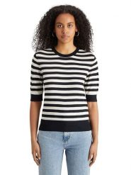 Scotch & Soda Sweter w kolorze czarno-białym rozmiar: XL. Białe swetry Scotch & Soda, xl, bez wzorów, bez ramiączek. Za 158.47 zł.