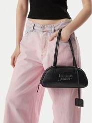 Tommy Jeans Torebka Tjw Bold Shoulder Bag AW0AW18787 Czarny. Czarne torebki klasyczne Tommy Jeans, bez wzorów, z jeansu, bez dodatków. Za 449.99 zł.