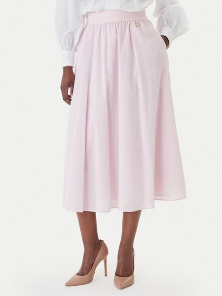 JOOP! Spódnica midi Sedef 30102096 Różowy Regular Fit. Czerwone spódnice Joop!, bez wzorów, z bawełny, midi. Za 693.99 zł.