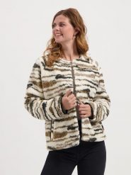 TRAVELIN' Kurtka pluszowa w kolorze kremowym rozmiar: S. Brązowe kurtki Travelin', s, bez wzorów, bez kaptura. Za 239.99 zł.