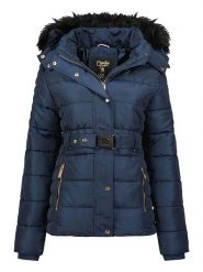 Canadian Peak Parka "Bloodeak" w kolorze granatowym rozmiar: S. Niebieskie płaszcze Canadian Peak, s, bez wzorów, z tkaniny, bez kaptura. Za 269.18 zł.