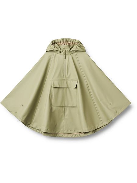 Wheat Płaszcz przeciwdeszczowy "Drops" w kolorze zielonym rozmiar: 140-152. Zielone płaszcze Wheat, bez wzorów, bez kaptura. Za 171.68 zł.