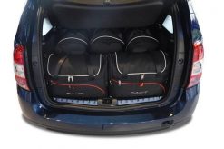 Torby Do Bagażnika Dacia Duster 2010-2017 5Szt Kjust. Czarne torby podróżne KJUST, bez wzorów, z kauczuku. Za 1,503.00 zł.