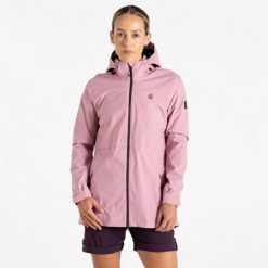 Damska kurtka turystyczna Dare 2B Switch Up II Waterproof. Szare kurtki przeciwdeszczowe Dare 2b, bez wzorów, z materiału, bez kaptura, trekkingowe. Za 167.99 zł.