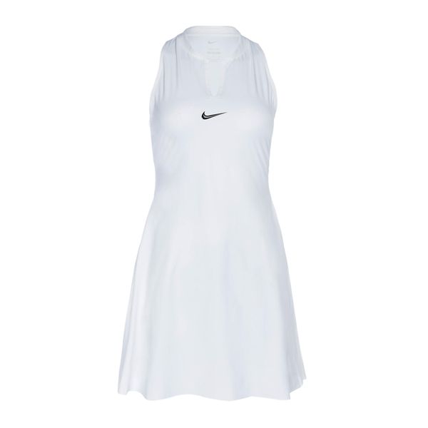 Sukienka tenisowa Nike Dri-Fit Advantage. Białe sukienki Nike, l, bez wzorów, sportowe, bez kołnierzyka, bez ramiączek, sportowe. Za 349.99 zł.