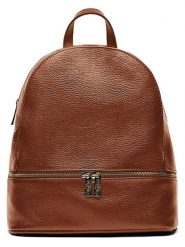 CXL by Christian Lacroix Skórzany plecak "Montorgueil" w kolorze jasnobrązowym - 27 x 29 x 12 cm rozmiar: onesize. Brązowe plecaki CXL by Christian Lacroix, bez wzorów, z materiału, bez dodatków. Za 347.99 zł.