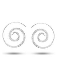 Les Petites Précieuses Srebrne kolczyki z cyrkoniami rozmiar: onesize. Szare kolczyki Les Petites Précieuses, z cyrkonią, srebrne. Za 239.99 zł.