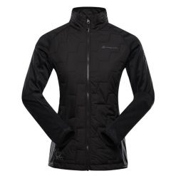 Bluza damska sportowa z wełną merino Alpine Pro Jorwa. Czarne bluzy bez kaptura Alpine Pro, bez wzorów, z wełny, bez kaptura. W wyprzedaży za 349.00 zł.