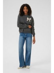 Kaffe Bluza w kolorze antracytowym rozmiar: XXL. Czarne bluzy Kaffe, xxl, bez wzorów, bez kaptura. Za 165.99 zł.