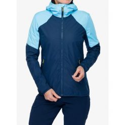 Kurtka przeciwdeszczowa damska CMP Veltrica. Niebieskie kurtki przeciwdeszczowe CMP, bez wzorów, bez kaptura, trekkingowe. Za 425.19 zł.