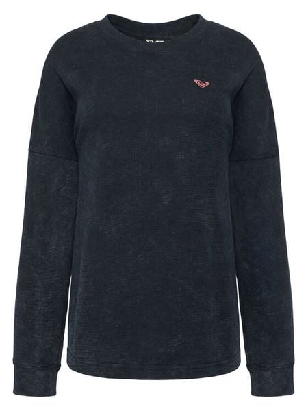 Roxy Bluzka Eastside Midweight ERJKT04381 Czarny Boxy Fit. Czarne bluzki Roxy, s, bez wzorów, z bawełny, bez kołnierzyka, bez ramiączek. Za 209.99 zł.