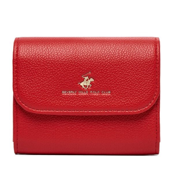 Portfel Beverly Hills Polo Club. Czerwone portfele Beverly Hills Polo Club, bez wzorów. Za 59.99 zł.