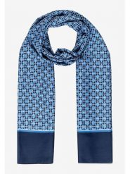 More & More Szal w kolorze granatowo-błękitnym - 180 x 70 cm rozmiar: onesize. Niebieskie szaliki i kominy More & More, bez wzorów, z materiału. Za 34.99 zł.