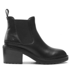 Botki EMU Australia. Czarne botki Emu Australia, bez wzorów, bez obcasa, na słupku, bez zapięcia. Za 899.99 zł.