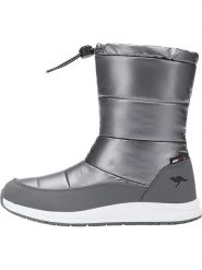 Kangaroos Botki zimowe w kolorze srebrnym rozmiar: 42. Szare botki KangaROOS, bez wzorów, z materiału, bez obcasa, bez zapięcia. Za 211.66 zł.