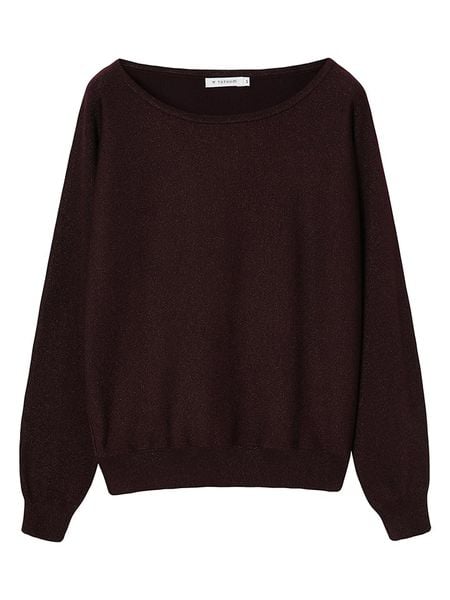 TATUUM Sweter w kolorze bordowym rozmiar: XS. Czerwone swetry Tatuum, xs, bez wzorów, bez ramiączek. Za 159.95 zł.