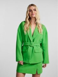 YAS Marynarka Clasma 26029697 Zielony Regular Fit. Zielone marynarki i żakiety YAS, m, bez wzorów, z syntetyku, bez ramiączek. Za 259.99 zł.