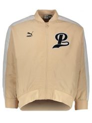 Puma Kurtka przejściowa "PMA-W Team" w kolorze beżowym rozmiar: M. Brązowe kurtki Puma, m, bez wzorów, bez kaptura. Za 228.38 zł.