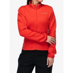 Bluza polarowa damska Columbia Sloan Crest Spacer Fleece FZ. Czerwone bluzy bez kaptura Columbia, bez wzorów, z polaru, bez kaptura, trekkingowe. Za 329.99 zł.