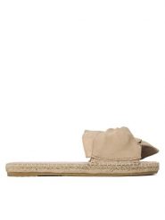 Manebi Espadryle Sandals With Knot M 1.1 JK Beżowy. Brązowe espadryle Manebi, bez wzorów, ze skóry, bez obcasa. Za 649.99 zł.
