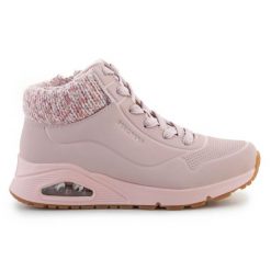 Buty Sportowe Skechers Uno Gen1 Darling Daze 310566L-BLSH różowe. Czerwone buty treningowe bez wzorów, z gumy, bez zapięcia. Za 394.65 zł.