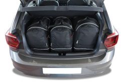 Torby Do Bagażnika Vw Polo 2017+ 3Szt Kjust. Czarne torby podróżne KJUST, bez wzorów, z kauczuku. Za 729.00 zł.