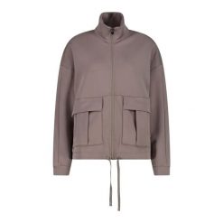 Bluza modalowa z dużą kieszenią damska CMP. Białe bluzy CMP, l, bez wzorów, z tkaniny, sportowe, bez ramiączek, bez kaptura. Za 312.50 zł.