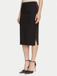 Rinascimento Spódnica ołówkowa CFC0130146003 Czarny Slim Fit. Czarne spódnice Rinascimento, s, bez wzorów, z syntetyku, ołówkowe. Za 399.99 zł.