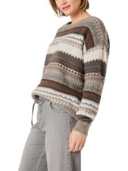 Timezone Sweter w kolorze beżowym rozmiar: L. Brązowe swetry Timezone, l, bez wzorów, bez ramiączek. Za 174.43 zł.