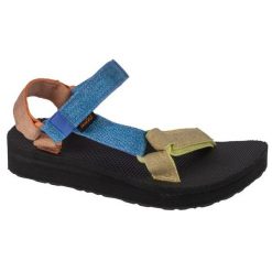Sandały Teva Midform Universal Sandals 1090969-MLMT niebieskie. Niebieskie sandały bez wzorów, z tkaniny, bez obcasa, bez zapięcia. Za 372.00 zł.