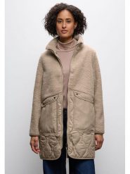 Cecil Płaszcz pluszowy w kolorze beżowym rozmiar: 36. Brązowe płaszcze Cecil, bez wzorów, bez kaptura. Za 301.64 zł.