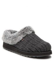 Skechers Kapcie Ice Angel 31204/CCL Szary. Szare kapcie Skechers, bez wzorów, z materiału. Za 199.99 zł.