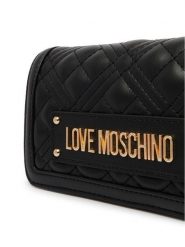 LOVE MOSCHINO Torebka JC5681PP1OLA0000 Czarny. Czarne kopertówki Love Moschino, bez wzorów, ze skóry, wizytowe, bez dodatków. Za 639.99 zł.