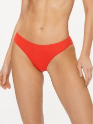 Tommy Hilfiger Dół od bikini UW0UW05083 Czerwony. Czerwone bikini Tommy Hilfiger, bez wzorów, z syntetyku. Za 99.99 zł.